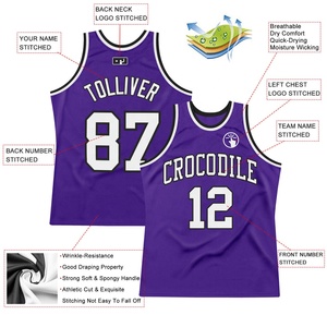 Maillot de basket personnalisé en mesh, t-shirt de sport à séchage rapide, sans manches, avec nom et numéro, uniforme d'équipe pour adultes - Product Image 2