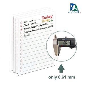 S.Y.H. To Do List <b>Magnetic</b> Dry Erase Whiteboard <b>Sheet</b> 0.61mm Thin Paper Digital Printing - Product Image 1