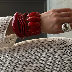 กำไลข้อมืออะคริลิกเรซิ่นสำหรับผู้หญิง ขายส่งเครื่องประดับแฟชั่น กำไลข้อมืออะคริลิกเรซิ่นสำหรับผู้หญิง ขายส่งเครื่องประดับแฟชั่น - Product Image 1