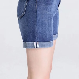 New High Waist Sexy Shorts <b>Skirts</b> Multi-Pockets Cotton Casual Women Knitted Breathable Waterproof Eco-Friendly Ruffles Washed - Product Image 5