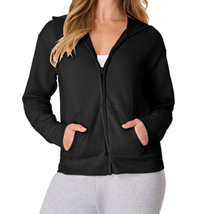 Sweat-shirts à capuche zippés personnalisés pour hommes et femmes, en molleton de coton premium, fabrication OEM ODM, vêtements en gros pour femmes - Product Image 1