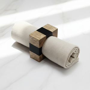 <b>Rustic</b> Wooden Napkin Ring <b>Set</b> Handmade | Natural Wood Napkin Holders for <b>Dining</b> <b>Table</b> Decor Wedding Party Hotel <b>Table</b> Setting - Product Image 4