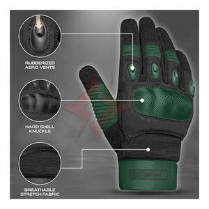 Gants de moto pour hommes et femmes, gants de course sportive à doigts entiers compatibles avec les écrans tactiles, pour la conduite de moto, de voiture, de VTT et de motocross - Product Image 4