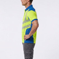 Polo de travail pour hommes, uniforme de travail durable à manches courtes, tissu respirant pour le service et les activités de plein air