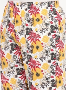 Shorts en coton tricoté à imprimé floral pour femmes, taille basse élastique avec cordon de serrage, coupe décontractée, respirant et à séchage rapide - Product Image 6