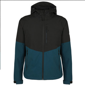 Mens Softshell Jacket <b>Fleece</b> Lined Waterproof Outerwear Full Zip Hiking <b>Work</b> Travel Working Jacket for Men - Product Image 1