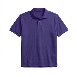 Polo en piqué de coton premium pour homme - Manches courtes, coupe classique, infroissable, respirant, décontracté, uniforme professionnel avec poche - Product Image 1