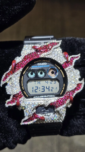 Reloj de Lujo para Hombre Starspire Jewels G SHO de Cuarzo ETA con Caja de Acero Inoxidable, Correa de Goma, Moissanita VVS, Estilo Ejecutivo Hip Hop Iced - Product Image 6