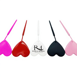 5 couleurs de poudre revêtue de vernis différentes / Forme de cœur / Miroir pour extensions de cils de haute qualité en poudre colorée - Product Image 1