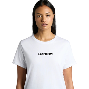 Camiseta de Manga Corta con Cuello Redondo y Corte Regular para Mujer, Estampado Minimalista en el Pecho, Top de Algodón para Uso Diario, Fábrica de Ropa Personalizada OEM, Venta al Por Mayor - Product Image 6