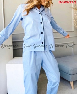 Certified 100% New Women's <b>Pajamas</b> Set Luxurious Cotton Summer 2024 Trend Favored With Design Close to Nature Good for the Skin - Product Image 3