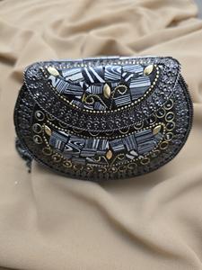 กระเป๋าคลัทช์ลายโมเสคสำหรับผู้หญิง งานฝีมือทำมือโดยผู้หญิง และกระเป๋าคลัทช์ขนาดเล็ก คุณภาพเยี่ยม - Product Image 4