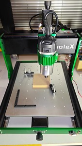 Guías lineales de acero dobles para el eje XYZ, totalmente metálicas, con router de 800W, ideales para cortar aluminio, latón, acero inoxidable y madera. - Product Image 6