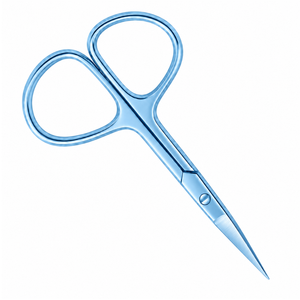 Ciseaux à cuticules en acier inoxydable à lame droite, pointe aiguisée, outils de manucure pour la coupe des ongles, style simple pour adultes - Product Image 4