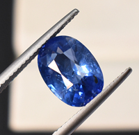 Saphir bleu royal naturel du Sri Lanka, 4 carats, 11,5x8x5,5 mm, pierre précieuse en vrac, 100% naturelle, pour la fabrication de bijoux