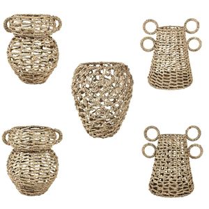 Vietrustic Customize Color Flower Decor Holder Seagrass Vase For Interior Decoration Plant Vase - Product Image 1