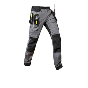 High Visibility Polyester Windproof Cargo Men's Multi-tool Pocket Reflective Safety Construction <b>Work</b> Trousers High Demanding - Product Image 1