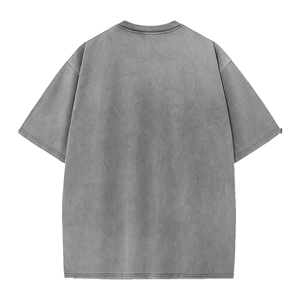 Camiseta Vintage con Lavado Ácido, Servicio Mayorista de Fábrica de Ropa OEM ODM, Fabricante de Prendas de Algodón Premium de Talla Grande, Camiseta con Lavado Ácido - Product Image 6