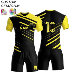 Ensemble d'uniformes d'entraînement de football, maillot de sublimation 100% polyester, séchage rapide, respirant, support OEM ODM pour la vente en gros - Product Image 6