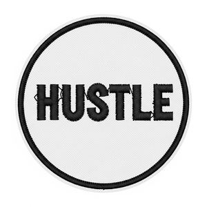 Parches Termoadhesivos Personalizados con Bordado de Letras HUSTLE, Apliques con Citas Motivacionales, Insignias Cosidas para Ropa Hip Hop y Streetwear, DIY - Product Image 1