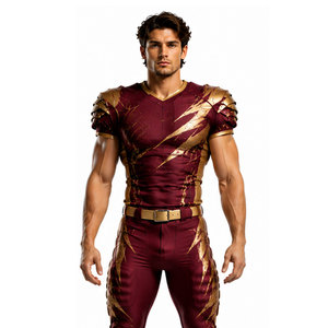 Uniforme de Fútbol Americano Transpirable de Poliéster, Diseño Personalizado, Alta Calidad, Precio Económico, Superventas, para Venta en Línea - Product Image 3