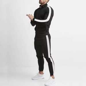 Ensemble de survêtement polaire à capuche pour homme, écologique, séchage rapide, avec cordon de serrage, respirant, 100 % coton, coupe classique, côtés zippés - Product Image 3