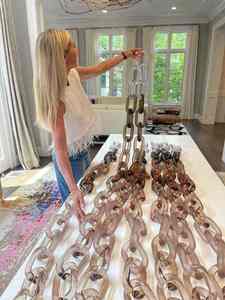 Cadena decorativa de resina epoxi premium hecha a mano para decoración del hogar, cadena de resina hecha a mano, cadena decorativa elegante a precio económico. - Product Image 6