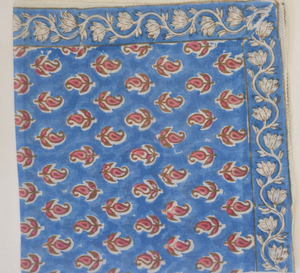 Handmade Square Bandana Indian Block Print Cotton Scarf Boho Head Scarf Festival Hair <b>Accessories</b> Gift Her Summer <b>Beach</b> Durable - Product Image 6