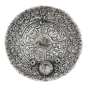 กระถางธูปพระพุทธรูปอะลูมิเนียม - ทนทาน เป็นมิตรกับสิ่งแวดล้อม กลิ่นหอมสไตล์จีน สำหรับธูปแท่งและธูปกรวย - Product Image 2