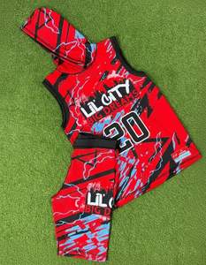 Customized Breathable Plus <b>Size</b> 7V7 <b>Football</b> Uniforms for Unisex with Team Names and Numbers Sleeveless Wholesales - Product Image 5