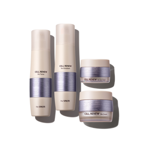 Ensemble de soins bio pour la peau Saem Cell Renew en 3 pièces, traitement du visage à l'acide hyaluronique en flacons - Product Image 1