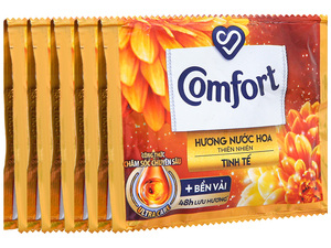 Sachet d'assouplissant textile parfumé aux fleurs Comfort 20ml Ultra Care Parfum 48h - Product Image 3