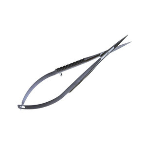 Pinzas de Cejas Curvas de Calidad Premium, Marca Privada, Acero Inoxidable Sólido, Color Dorado, Afiladas, Duraderas, Plegables con Resorte - Product Image 1