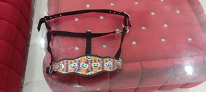 Harnais de cheval en cuir sur le thème d'Halloween personnalisé, robuste et réglable, équipement durable, prêt à être expédié - Product Image 2