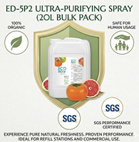 ECOWAY ED-5P2 Hoogwaardige Antimicrobiële & Antivirale Geurneutralisator 20L Bulkverpakking Fruitextract Langdurige Geurverwijderaar