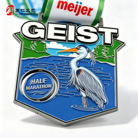 Médailles personnalisées en relief UV 3D pour la course, avec logo personnalisé, souvenir de la course