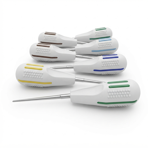 Juego de Elevadores de Raíces de Plástico Blanco para Cirugía Oral Dental, Herramientas para Extracción de Dientes y Luxación de Raíces de Altomme Instruments - Product Image 1