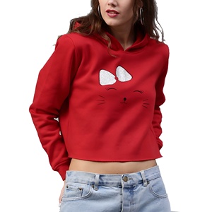 Sudadera Corta para Mujer, Diseño Personalizado, Precio Accesible, Secado Rápido, Estilo Moderno, Look Clásico, Venta Caliente - Product Image 1