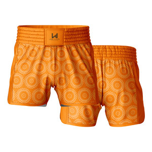High Quality Durable Light Weight MMA Boxing Muay Thai <b>Shorts</b> Customized Front Logo Breathable Unisex 100% <b>Polyester</b> <b>Shorts</b> - Product Image 1