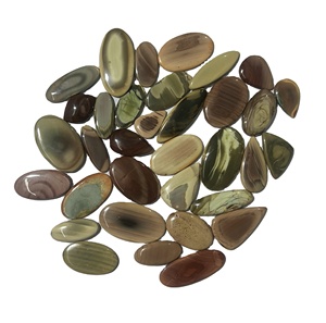 100% cabujón de jaspe Imperial negro plano Natural tamaño personalizado para la fabricación de joyas piedras preciosas sueltas para la fabricación de joyas de piedras preciosas - Product Image 2