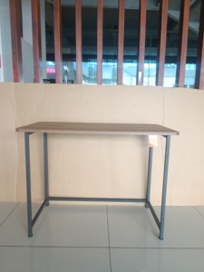 Lumetal Vietnam Modern <b>Foldable</b> Table Metal+ PB Office <b>Desk</b> Space Saving Office Building ODM Simple Wood Top Metal Frame - Product Image 4