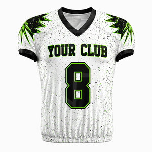 Conjunto de Pantalones y Camiseta Personalizados de Fútbol Americano, Tela Elástica Transpirable, Uniforme de Equipo Juvenil y Adulto, Venta al Por Mayor - Product Image 2
