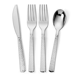 Ensemble de couverts modernes en acier inoxydable, finition miroir haute brillance, résistant à la rouille, couteau, fourchette, cuillère, vaisselle de mariage - Product Image 2