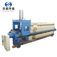 Nouvelle presse à filtre à chambre automatique Huazhang 1500 mm avec système de lavage automatique et plaques filtrantes en polypropylène (PP)