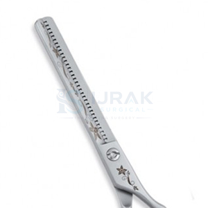 Ciseaux professionnels pour la coupe des cheveux, en acier inoxydable, pointe acérée, pour droitiers, manche long, outils de salon - Product Image 2