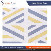 Best Sale Indian Luxury Handmade Cotton Weave Carpet Long Tassel Embroidered Washable Non-Slip Bedroom Rug Decorative Latex