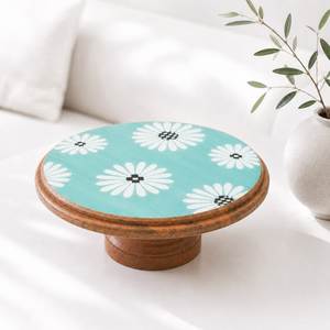 Nuevo Diseño de Soporte para Pastel de Madera Impresa, Plato Elevado de Lujo para Exhibición de Postres, para Bodas, Cumpleaños, Hogar, Cocina, Suministros de Panadería - Product Image 6