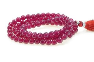Collar de Madera Semipreciosa con Cuentas Pulimentadas de Una Sola Capa, Largo en Pulgadas, para Mujer, Joyería Tradicional Navideña de Moda - Product Image 4