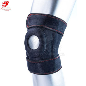 Sangles de soutien pour genoux de qualité supérieure, élastiques renforcées, ajustement confortable et compressif, design réglable pour l'entraînement musculaire - Product Image 4