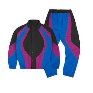 Chaqueta deportiva informal con logotipo personalizado, conjunto deportivo de dos piezas para hombre y mujer, transpirable, con cremallera, ropa de gimnasio para hombre. - Product Image 5